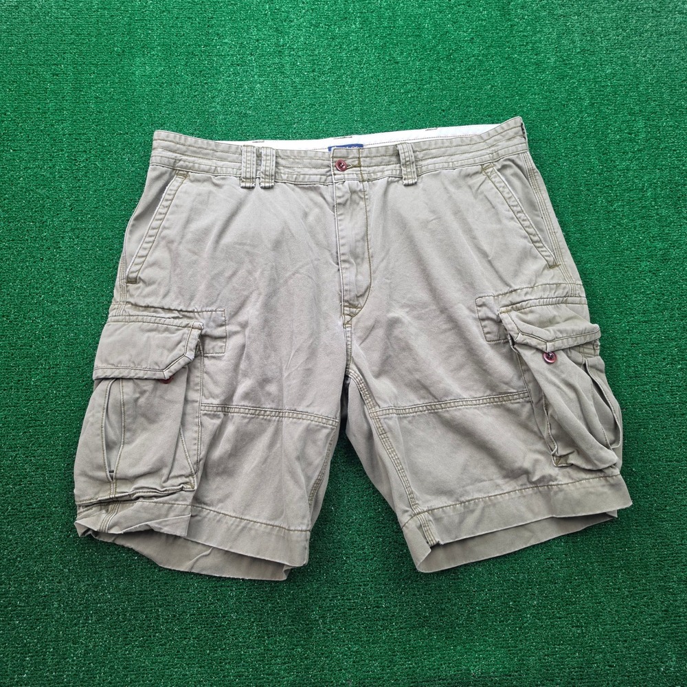 Polo Ralph‎ Lauren Classic Polo Chino Heavyweight Cargo Shorts Mens 42 Olive
